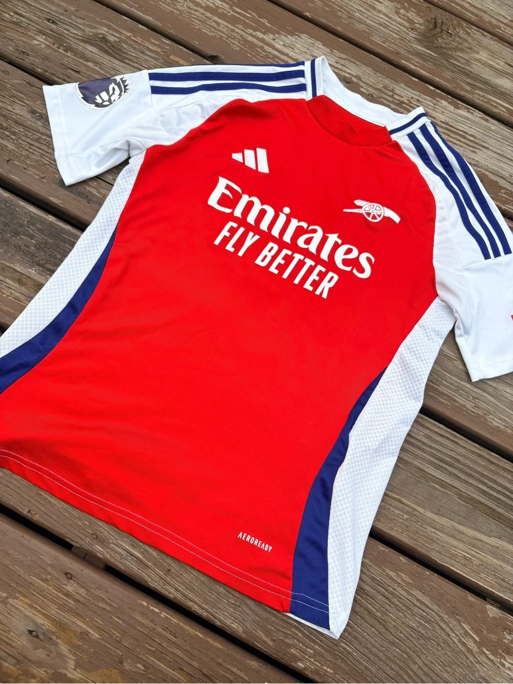 adidas Arsenal 24/25 Home Jersey – Saka #7 – Youth 13–14